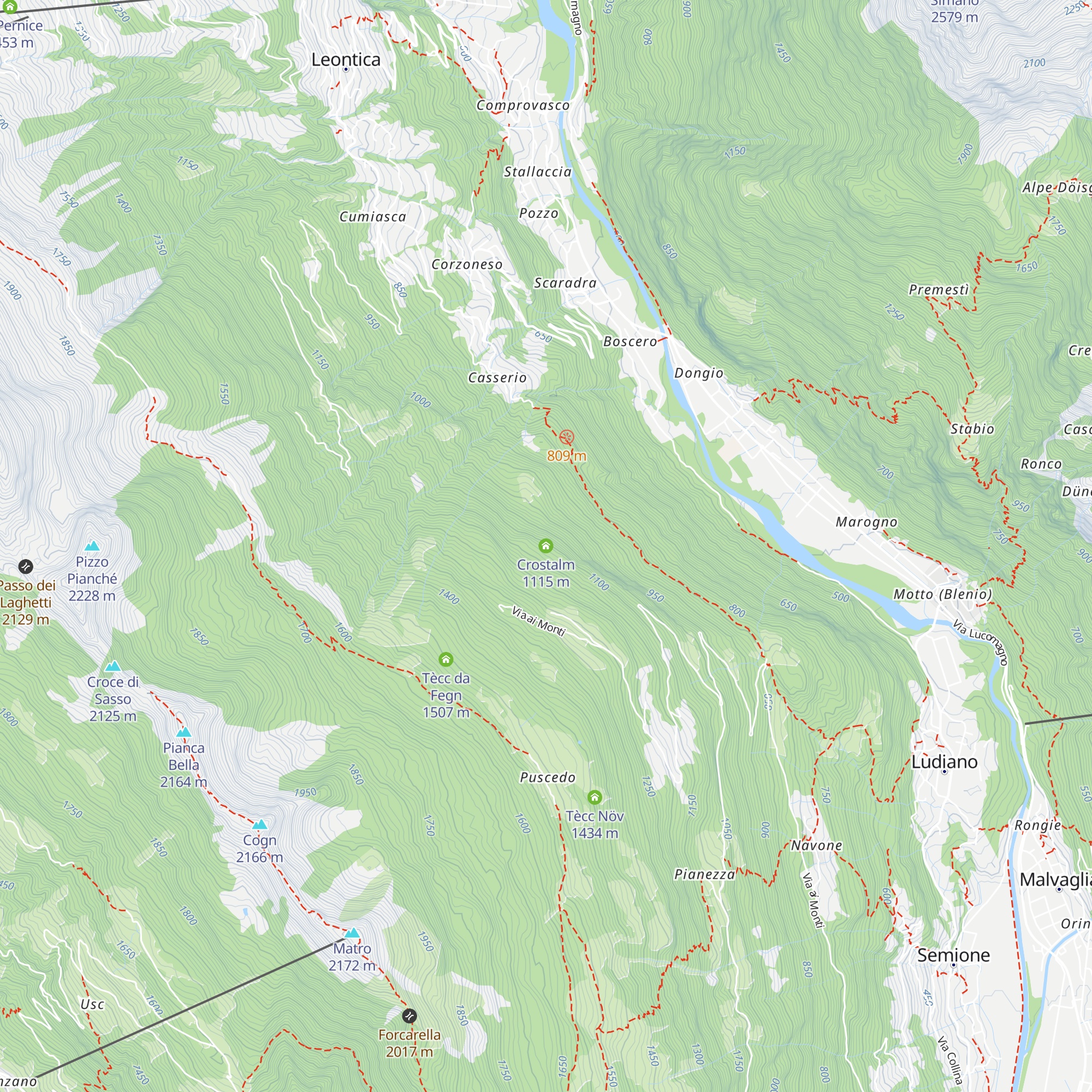 Crostalm map