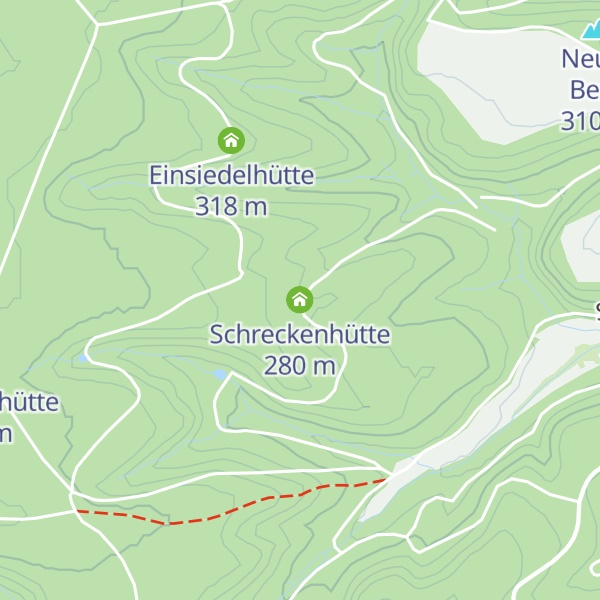 Map of Schreckenhütte