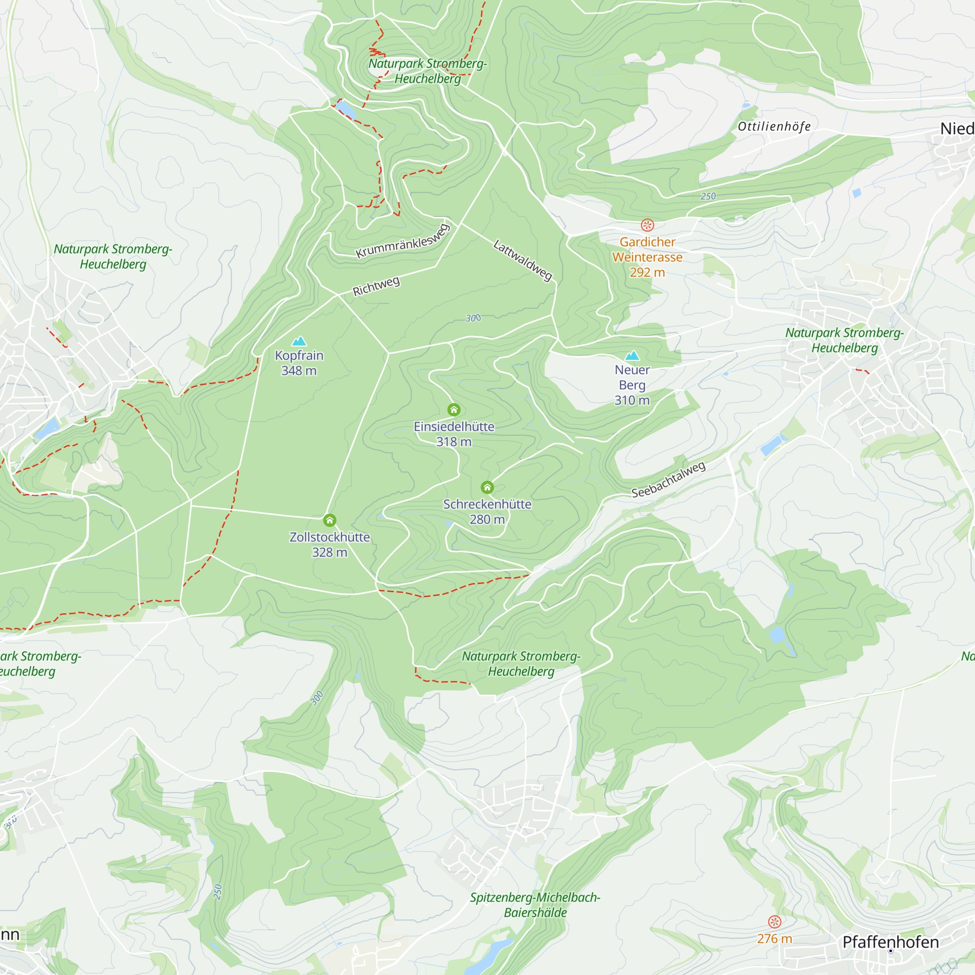 Schreckenhütte map