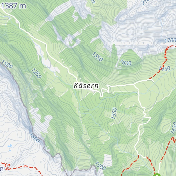Map of Käsernalp