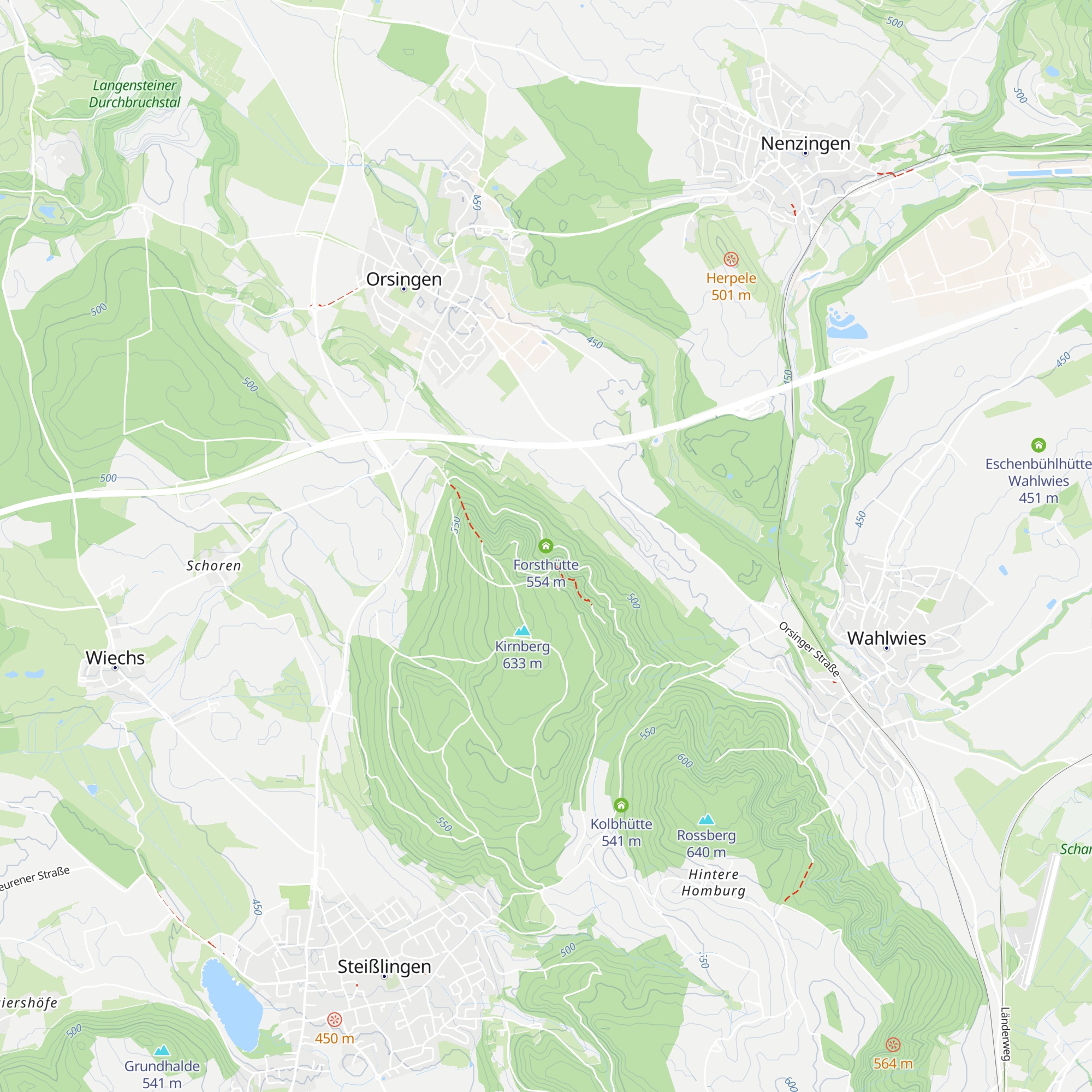 Forsthütte map