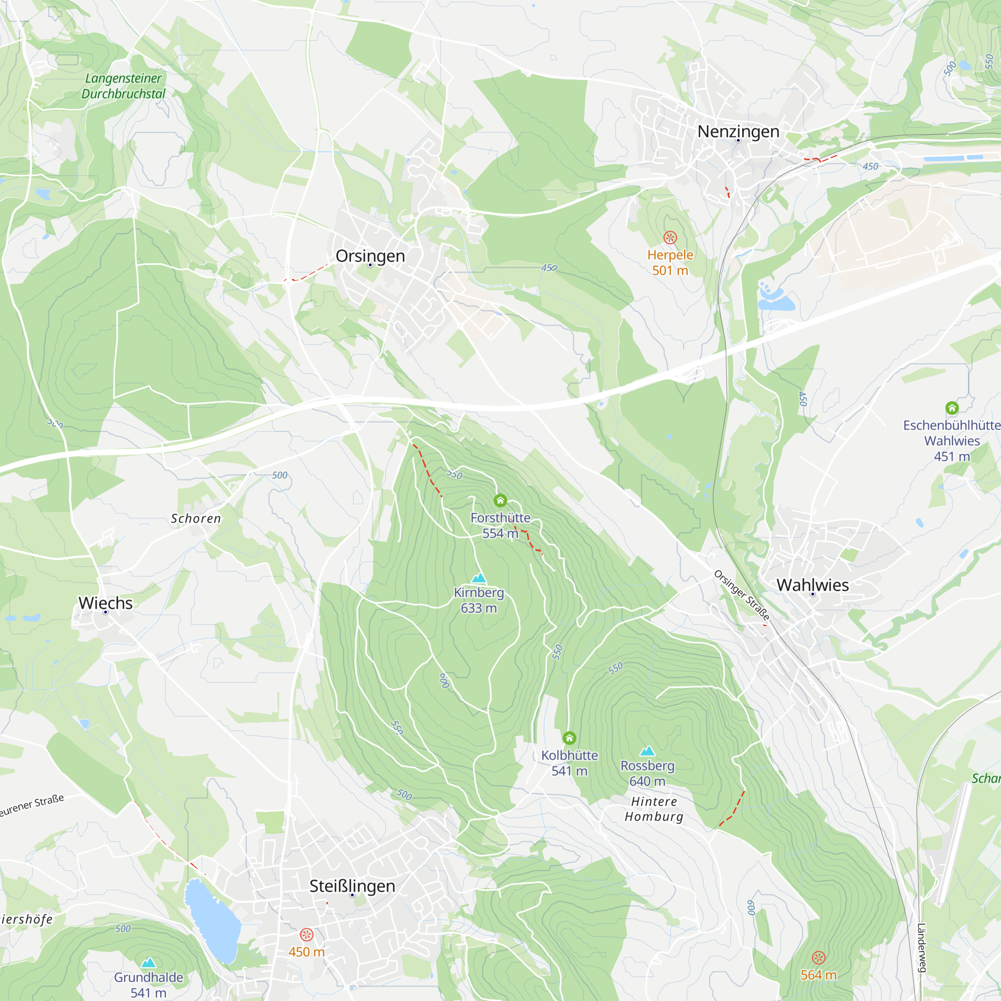 Forsthütte map
