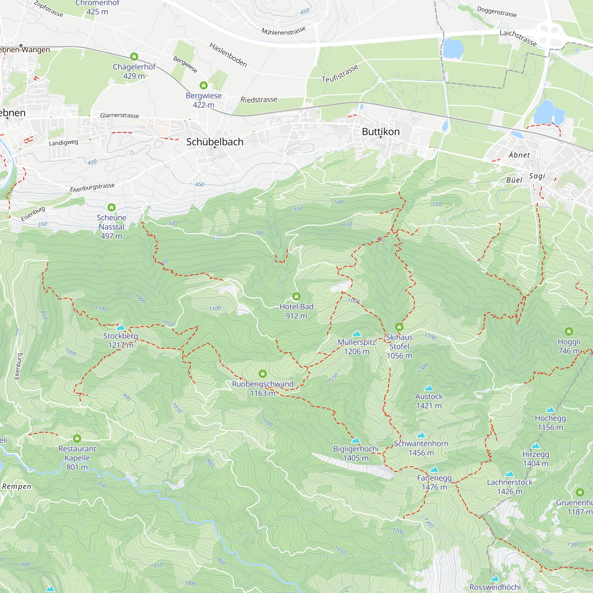 Hotel Bad map
