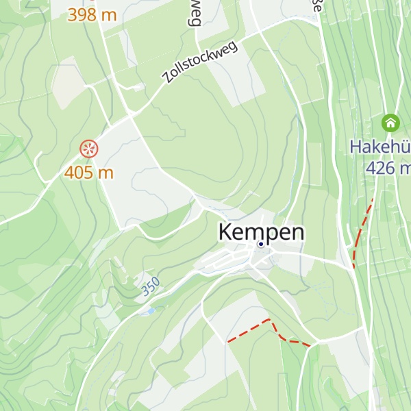 Map of Köhlerberghütte