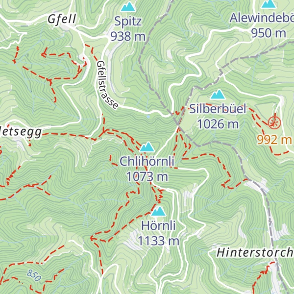 Map of Chlihörnli