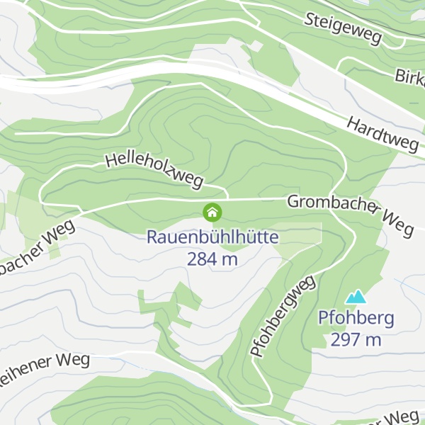 Map of Rauenbühlhütte
