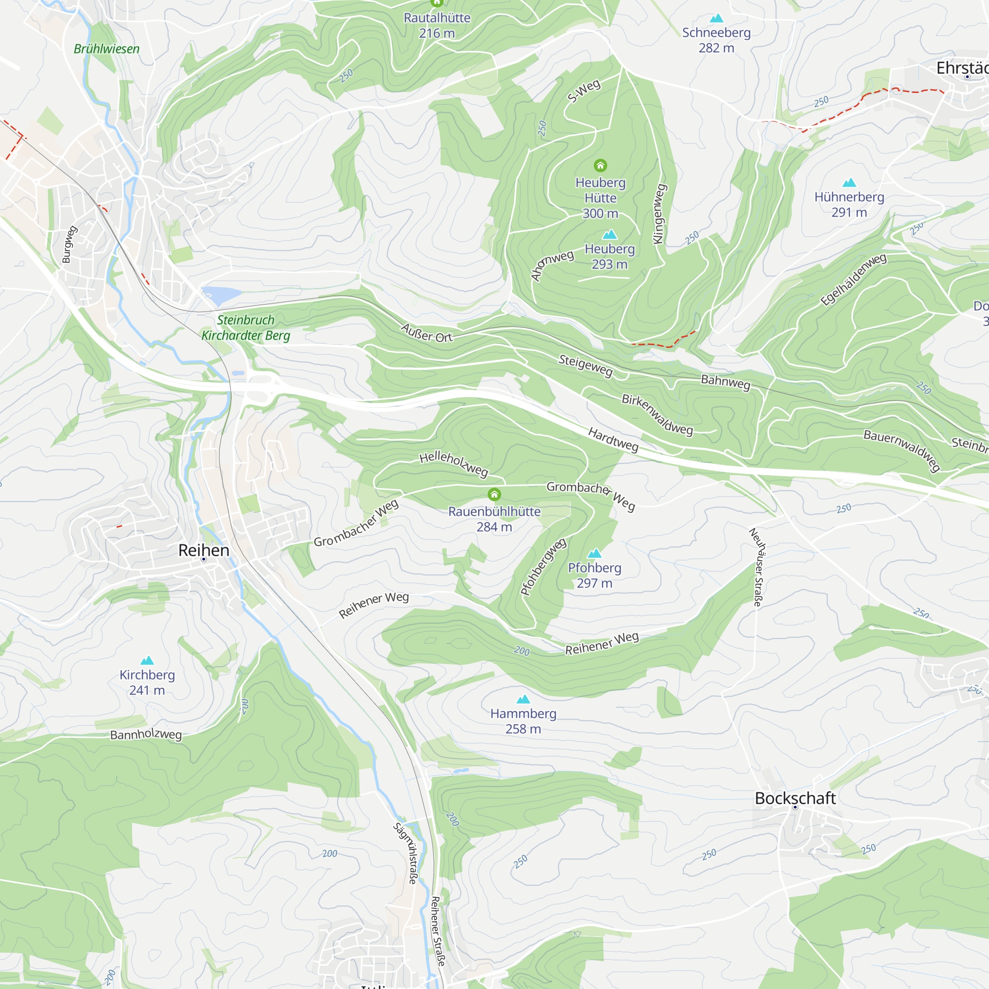 Rauenbühlhütte map