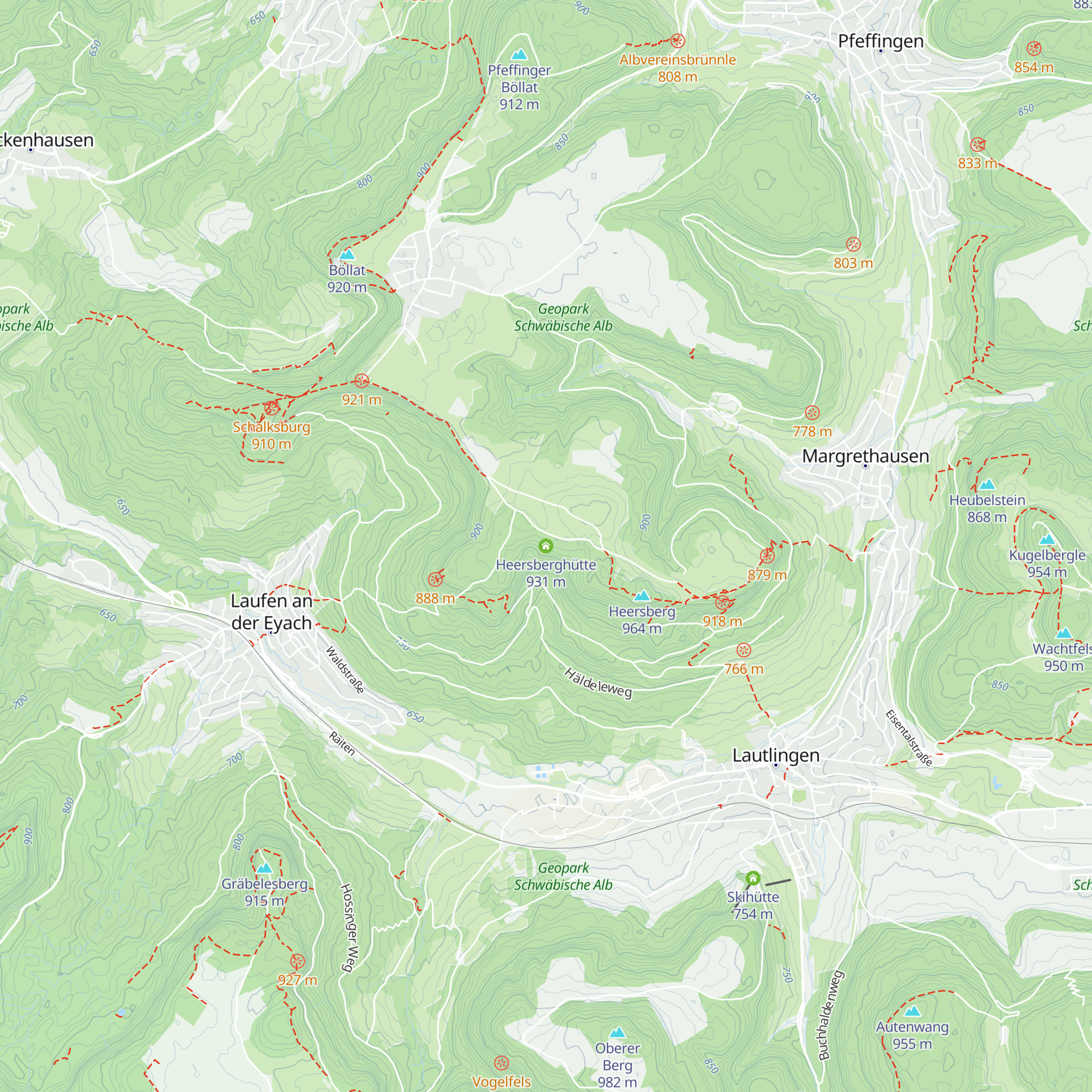 Heersberghütte map