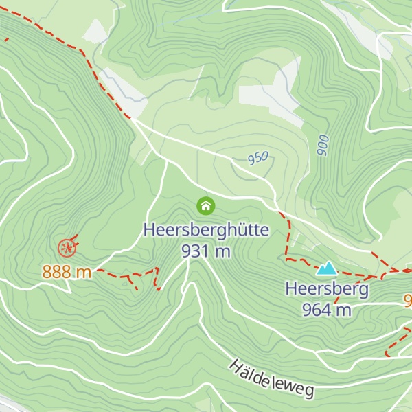 Map of Heersberghütte