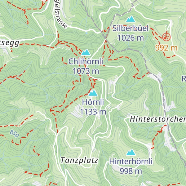 Map of Hörnli