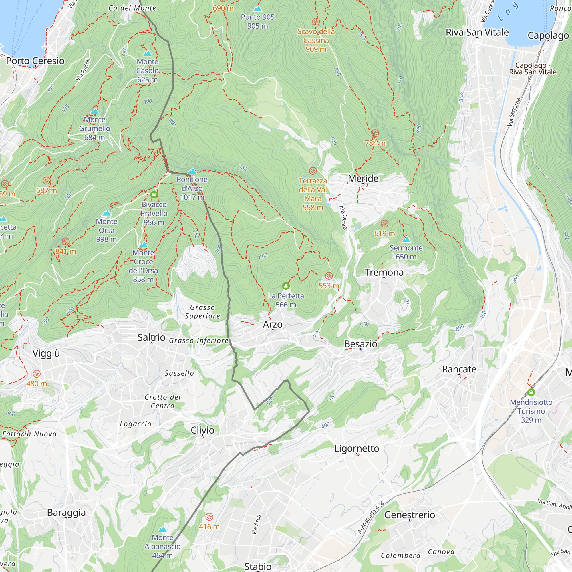 La Perfetta map