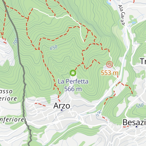 Map of La Perfetta