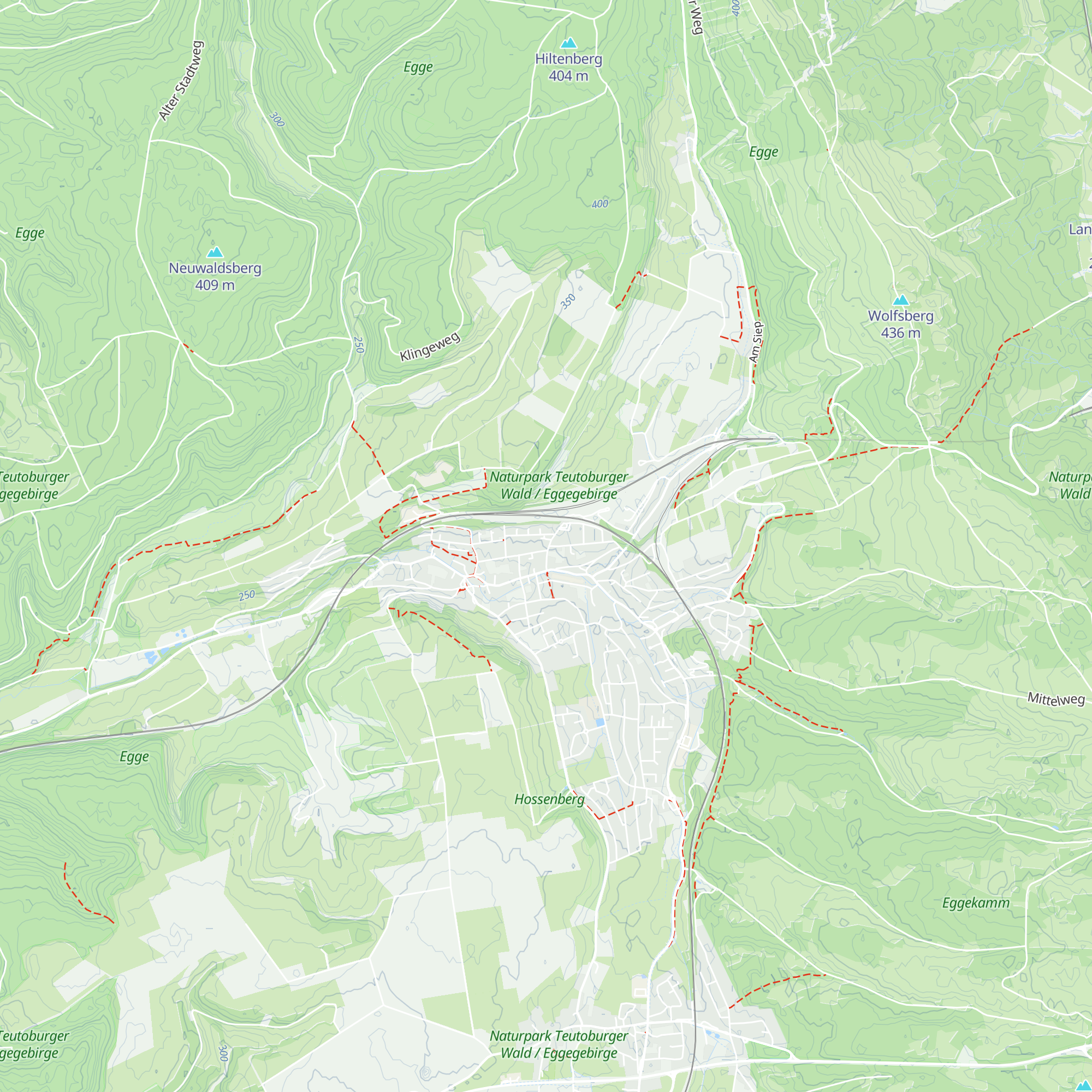 Touristinfo Altenbeken map