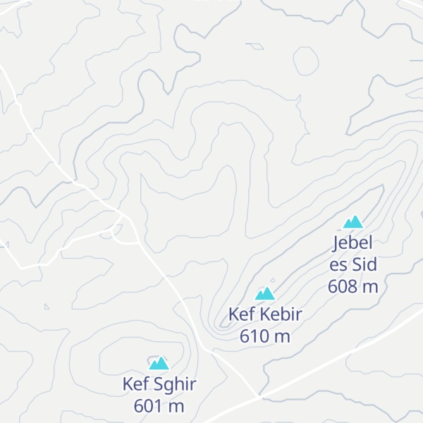 Map of Koudiat el Guessa