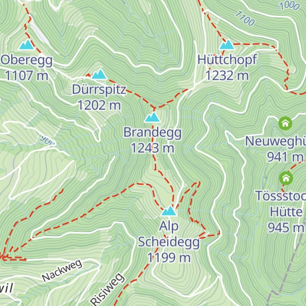 Map of Scheidegg