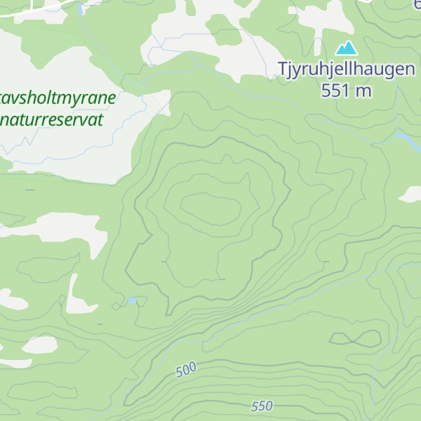 Map of Lauvås