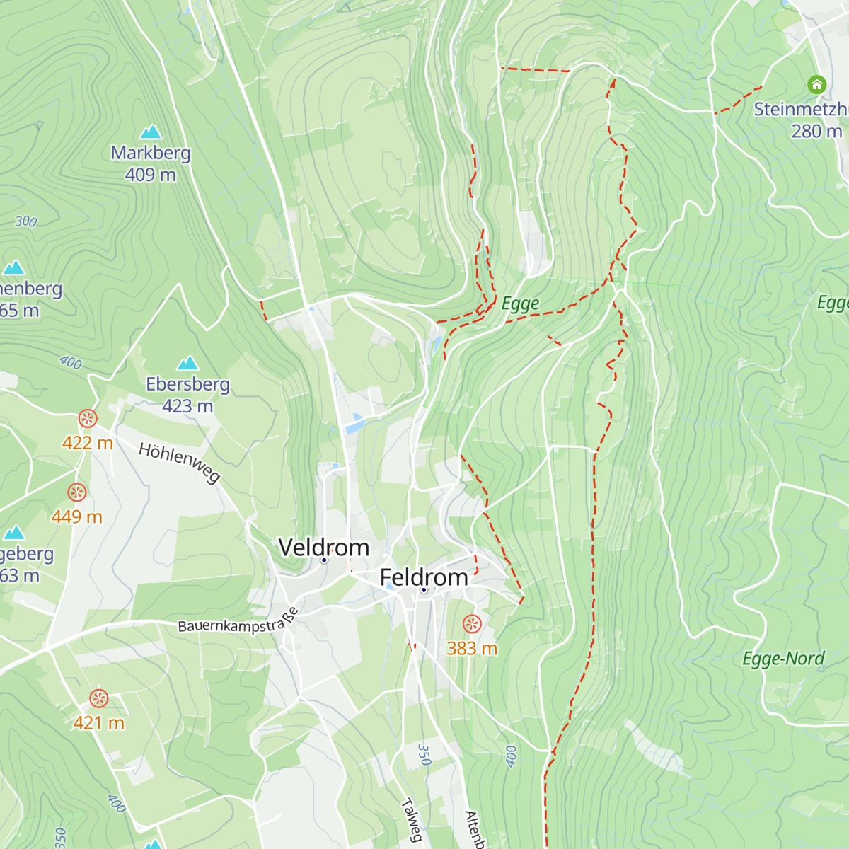 Balgien Hütte map