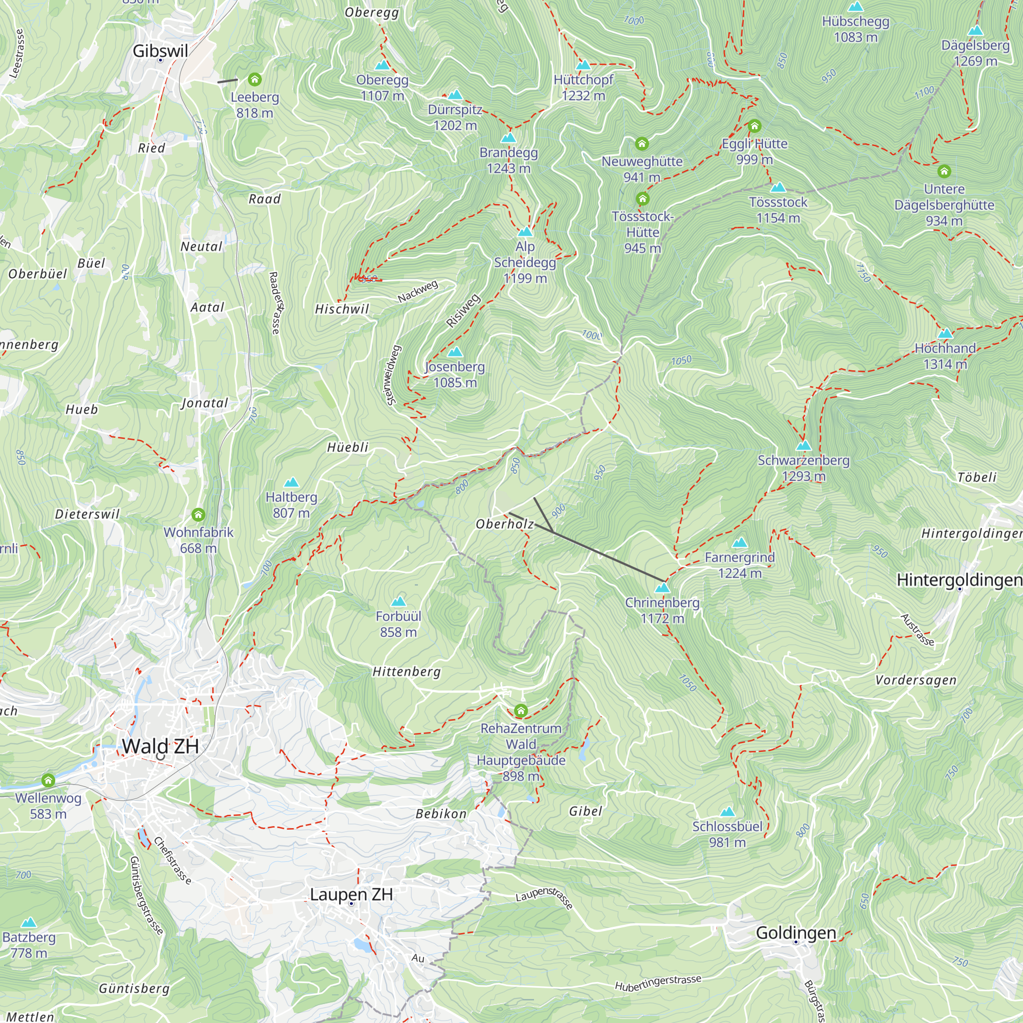 zum Alp-Traum map