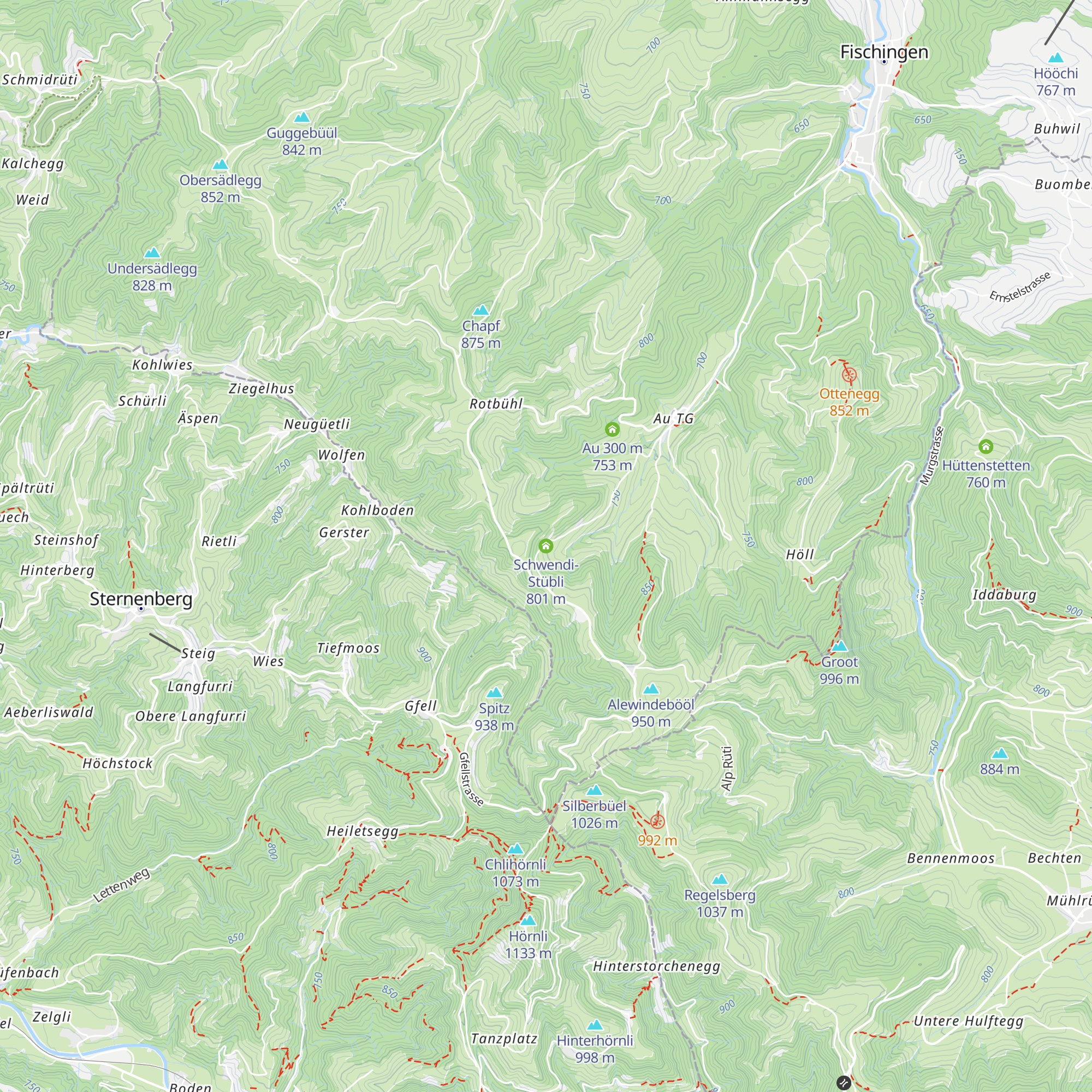 Schwendi-Stübli map