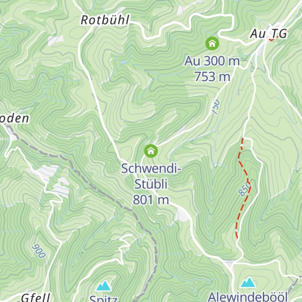 Map of Schwendi-Stübli