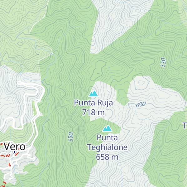Map of Punta Ruja
