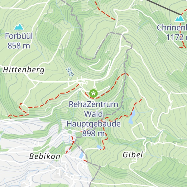 Map of RehaZentrum Wald Hauptgebäude