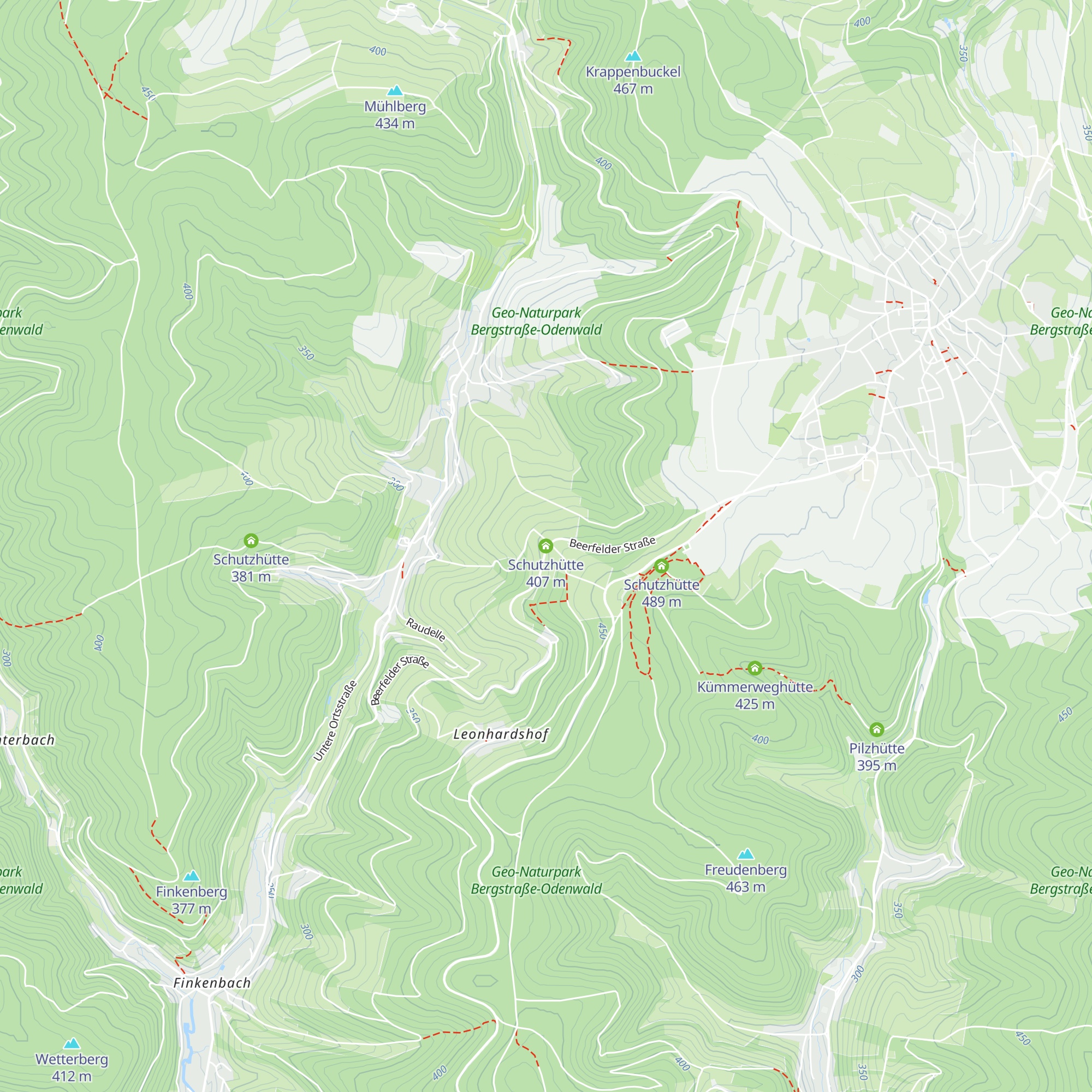 Schutzhütte map