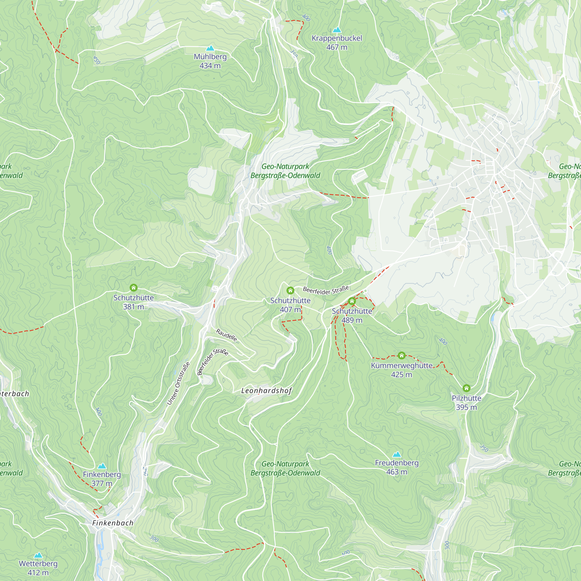 Schutzhütte map