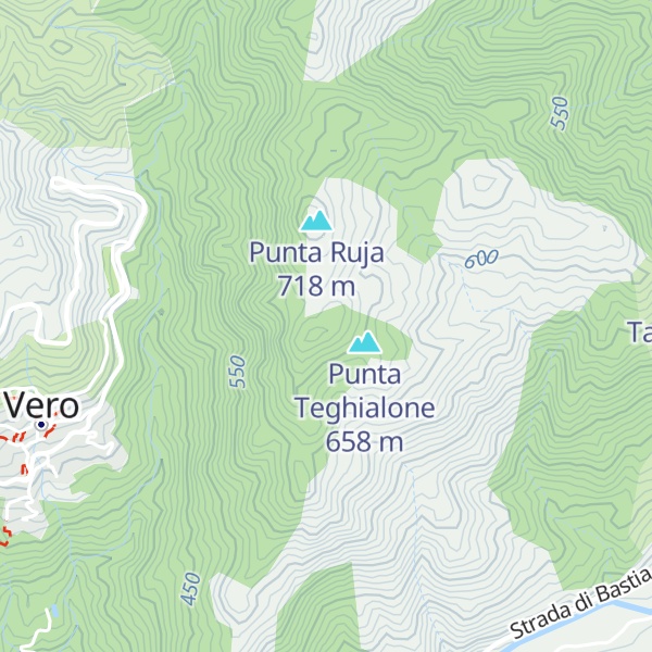 Map of Punta Ghiarje