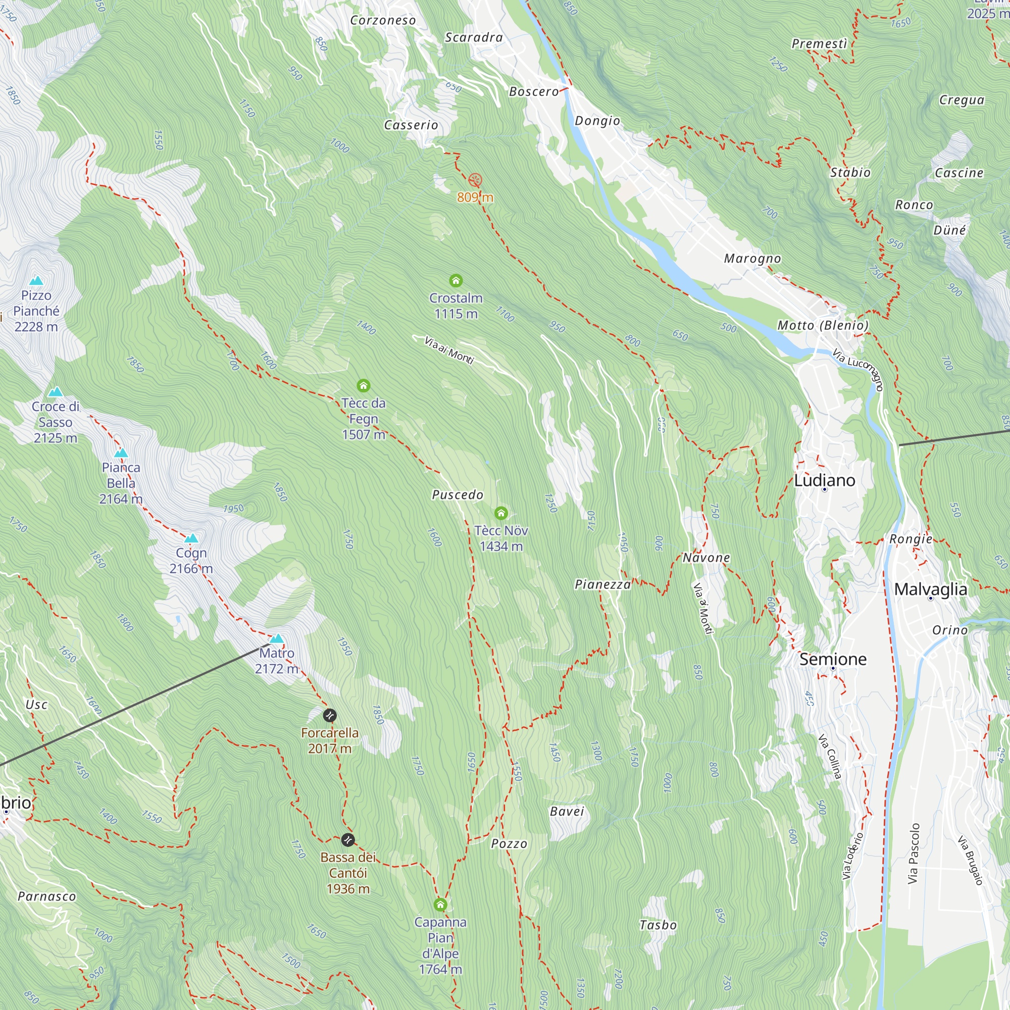 piè da Madonna map