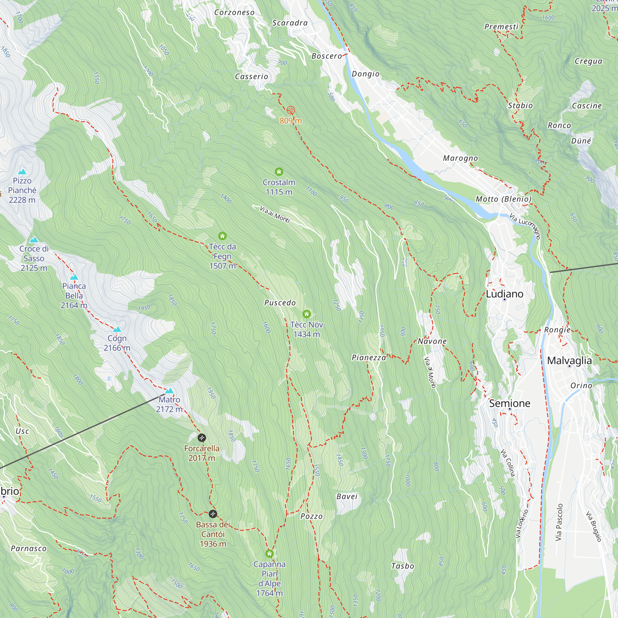 piè da Madonna map