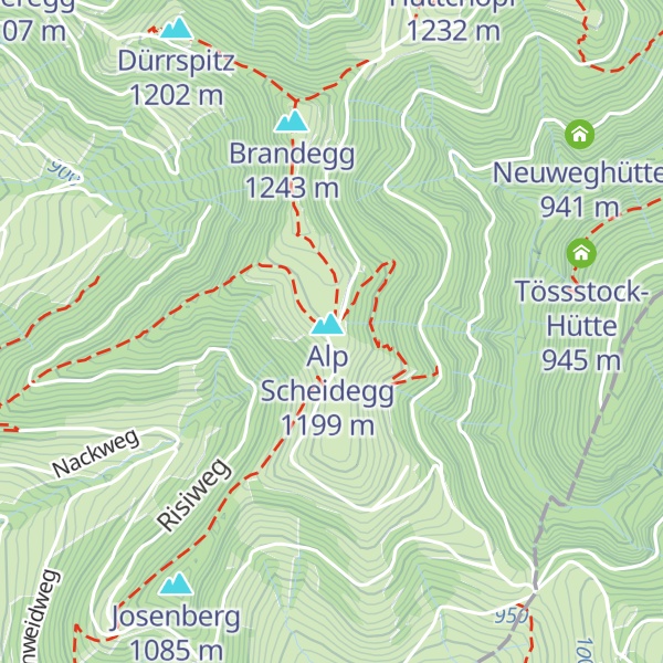 Map of Gasthaus Alp Scheidegg