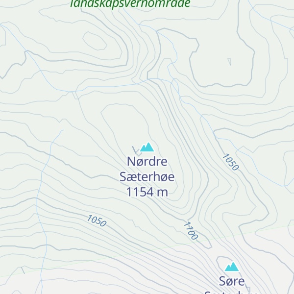 Map of Nørdre Sæterhøe