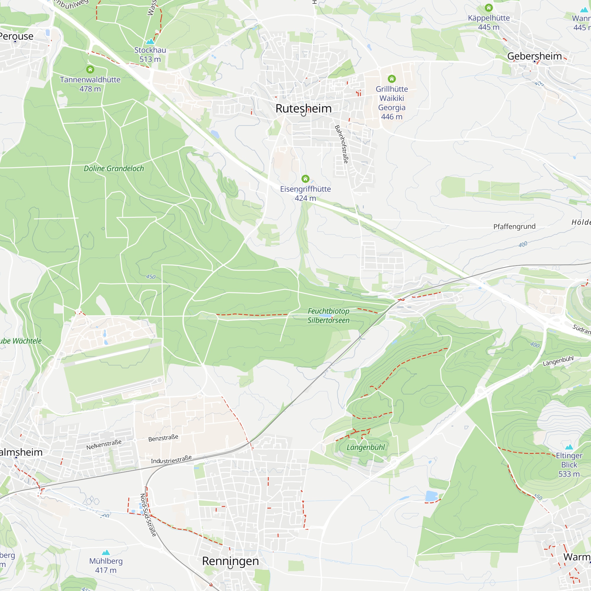 Wasserbachhütte map