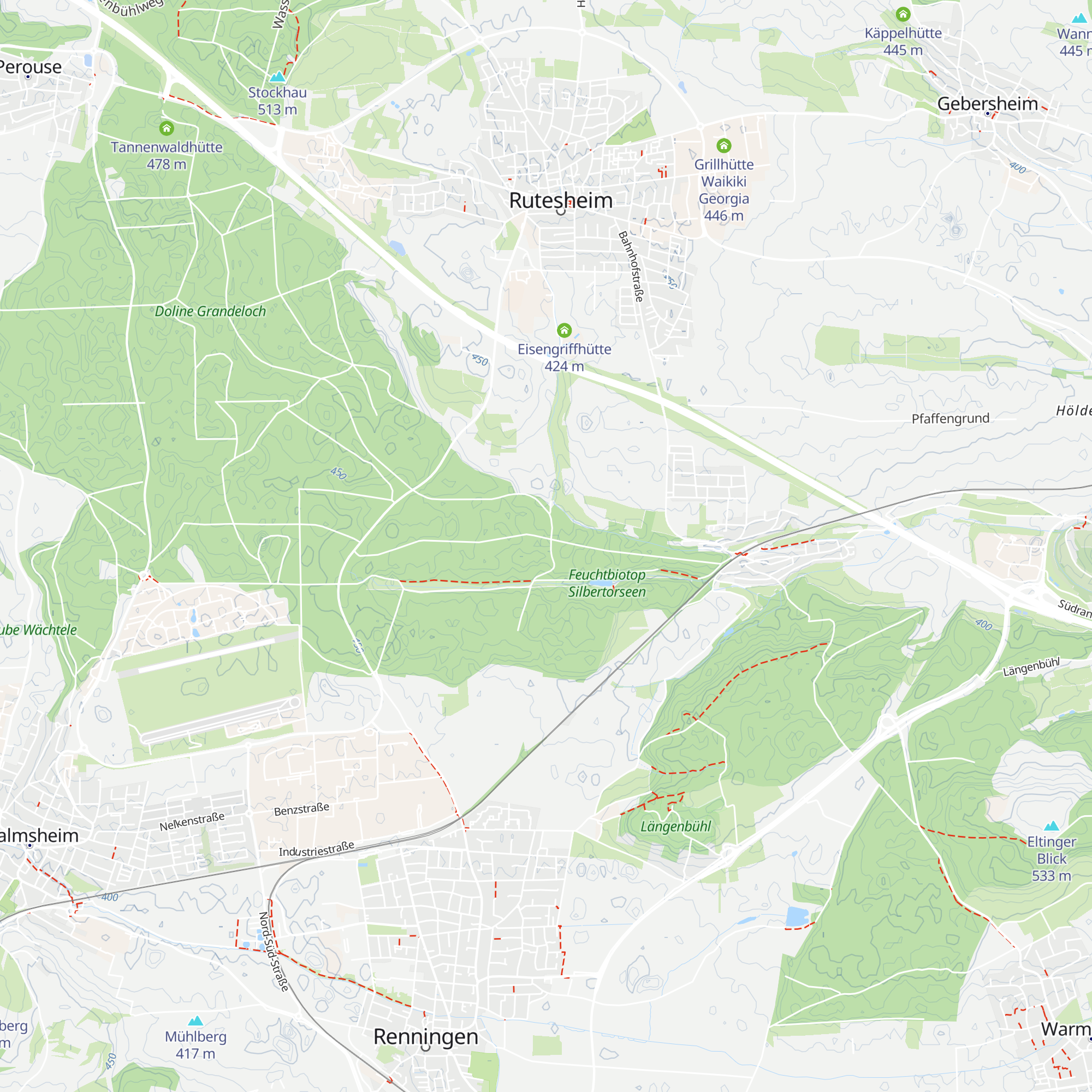 Wasserbachhütte map