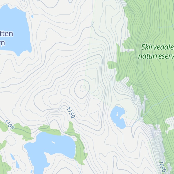 Map of Haugefjell