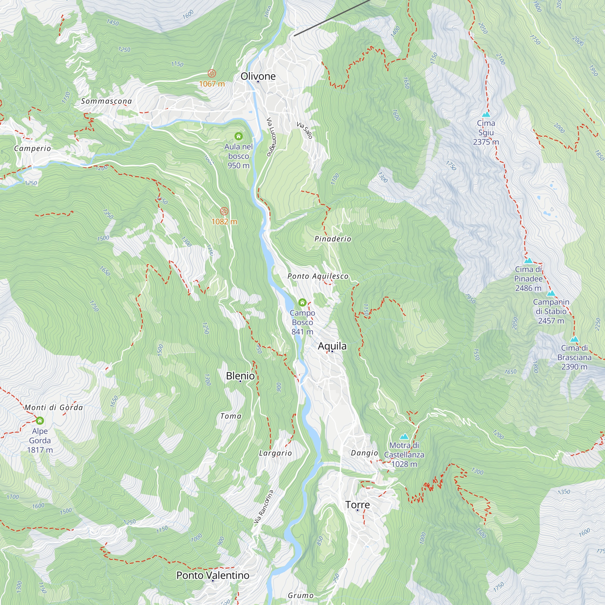 Campo Bosco map
