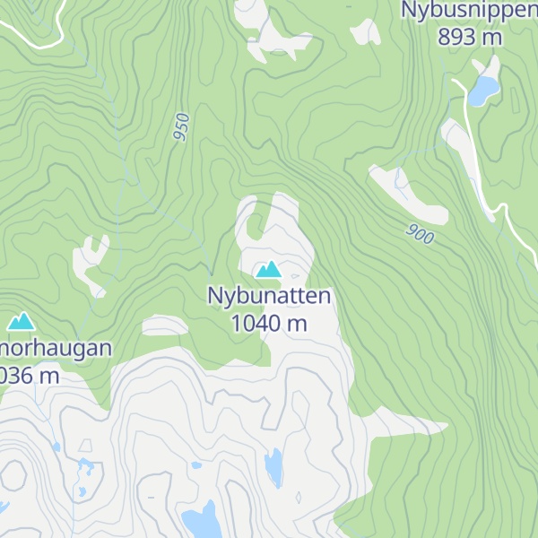 Map of Nybunatten