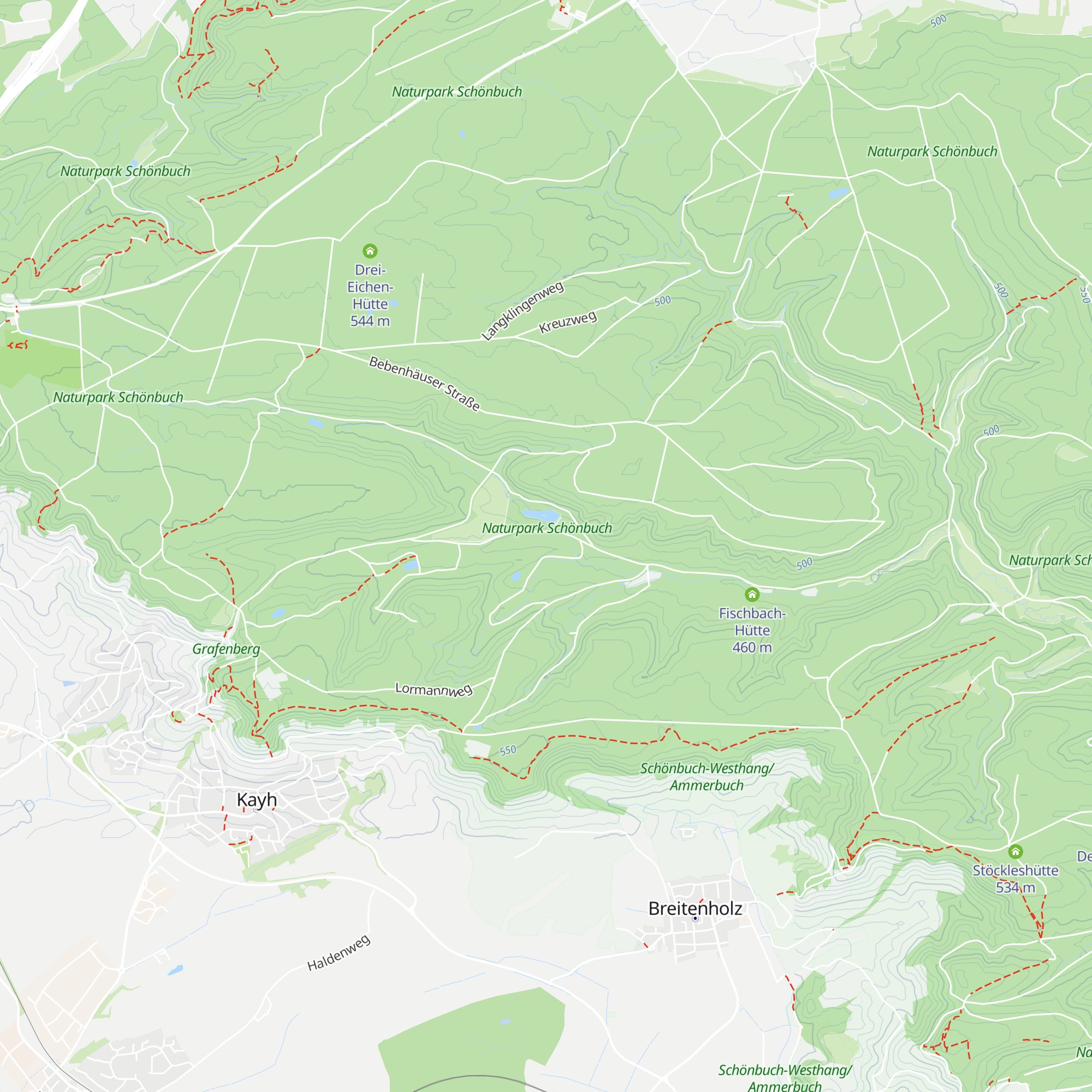 Hirschwirtshütte map