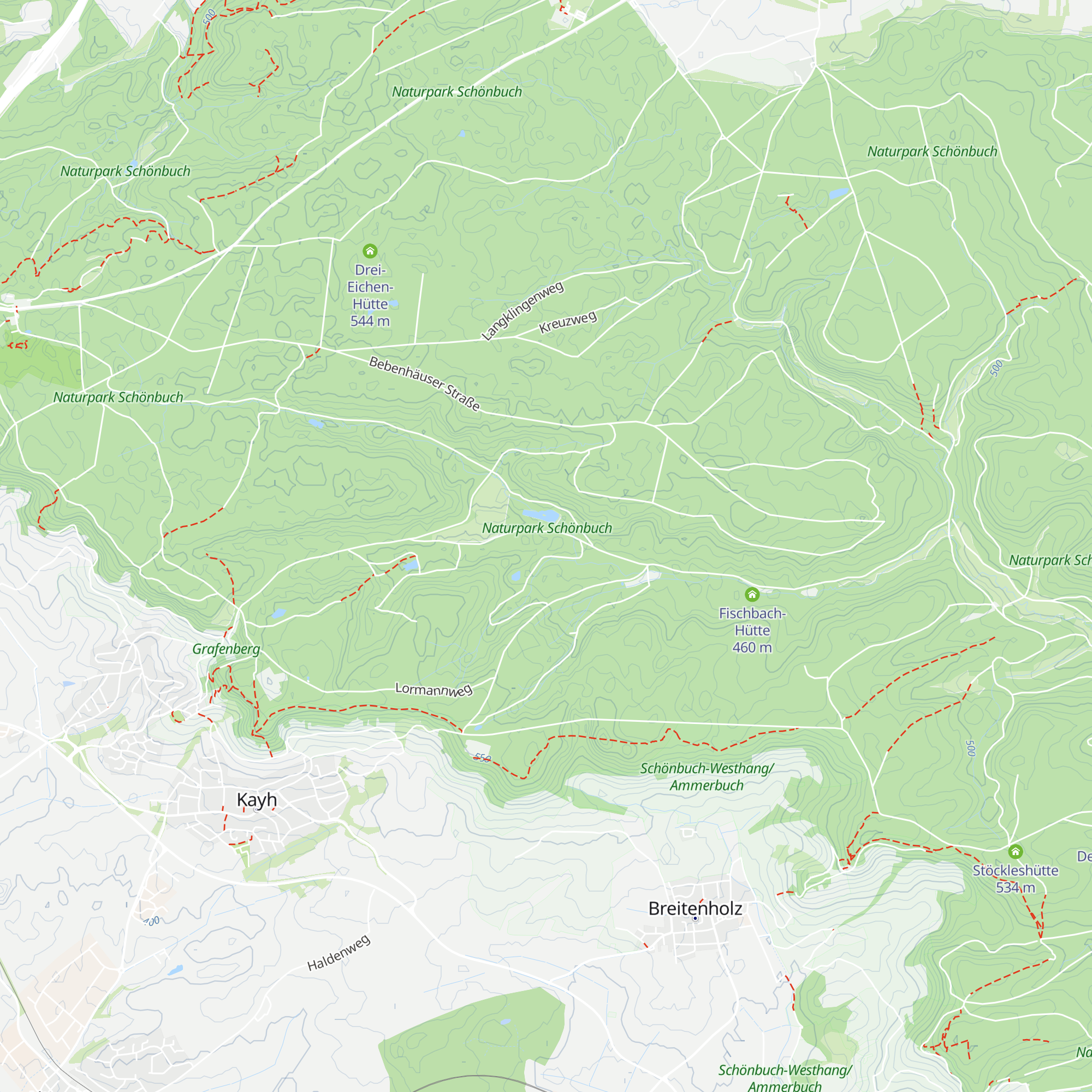 Hirschwirtshütte map
