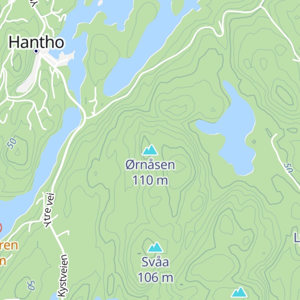 Map of Ørnåsen