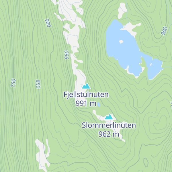 Map of Fjellstulnuten