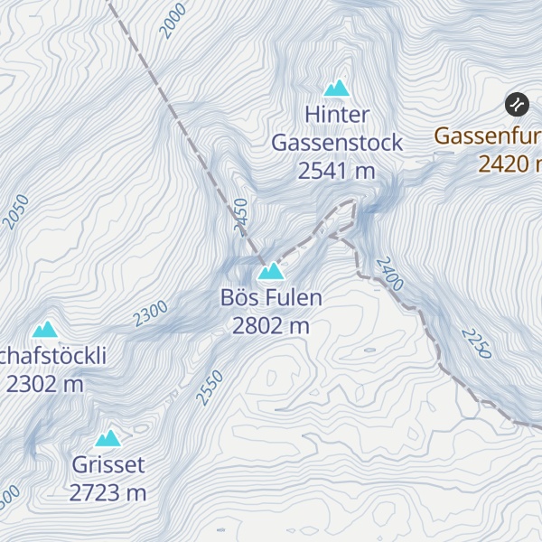 Map of Bös Fulen
