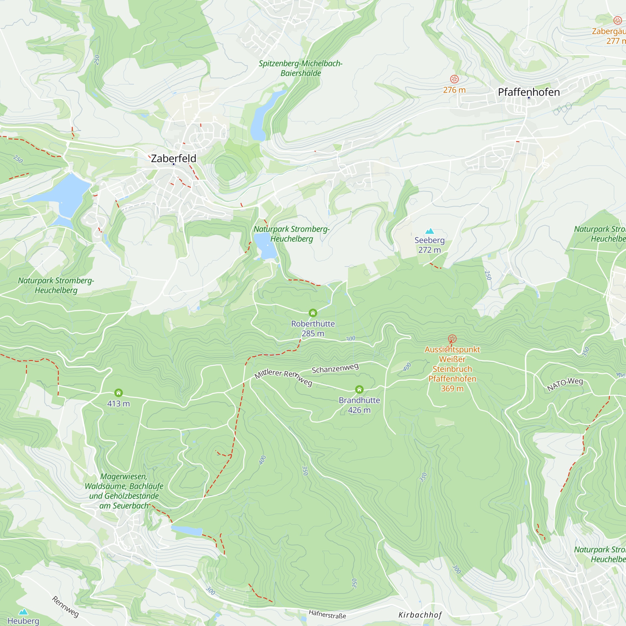 Roberthütte map
