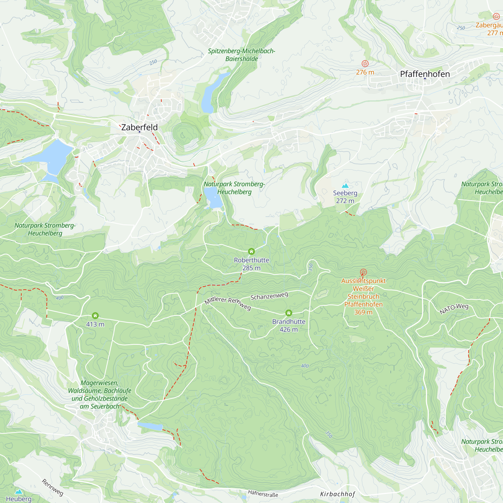Roberthütte map