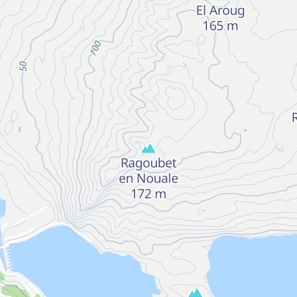 Map of Ragoubet en Nouale