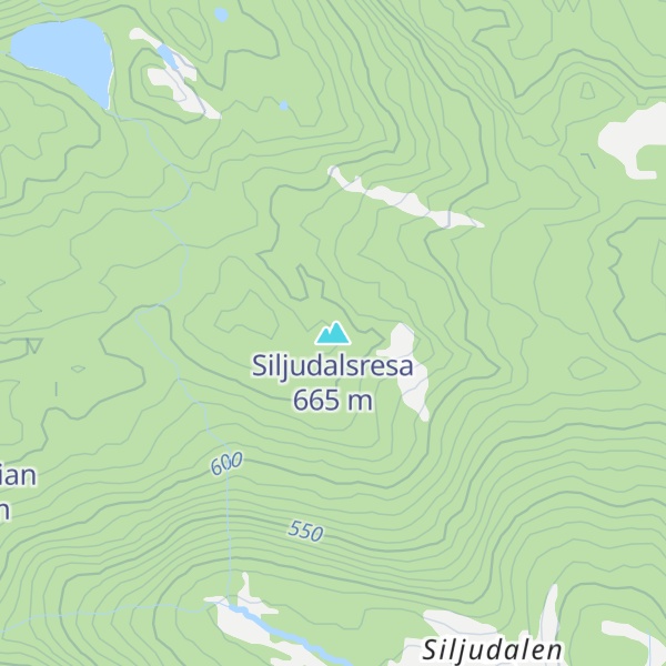 Map of Siljudalsresa