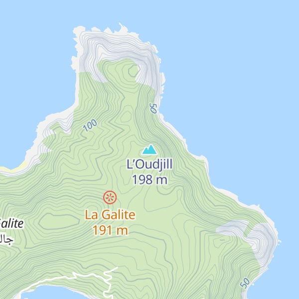 Map of L’Oudjill