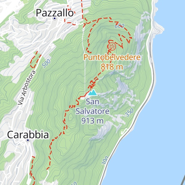 Map of San Salvatore