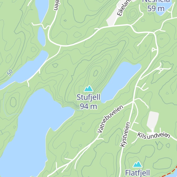 Map of Stufjell
